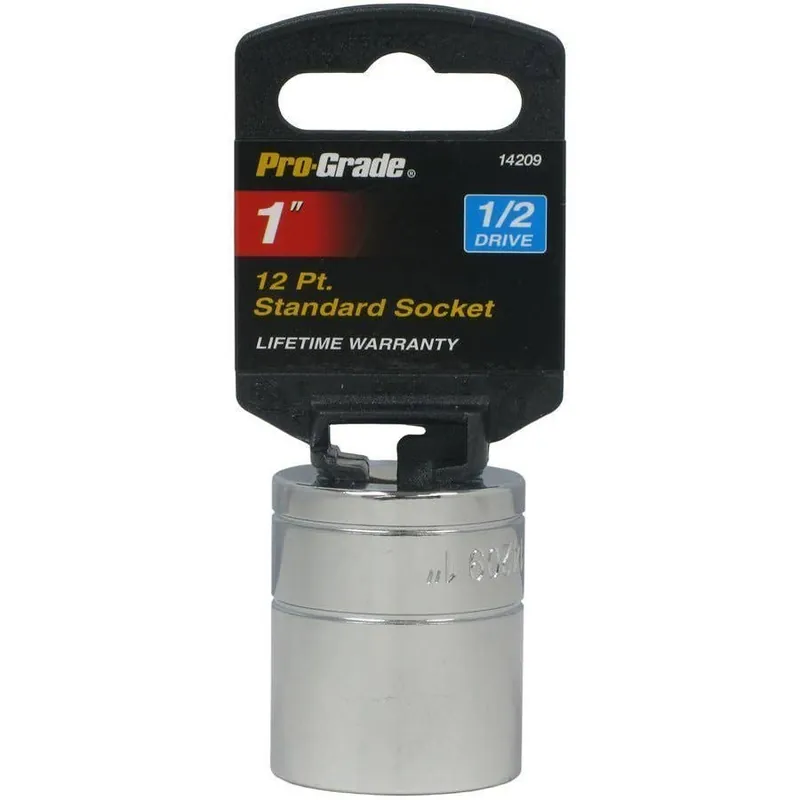 Pro-Grade 1/2"" Drive 12 Pt. Socket