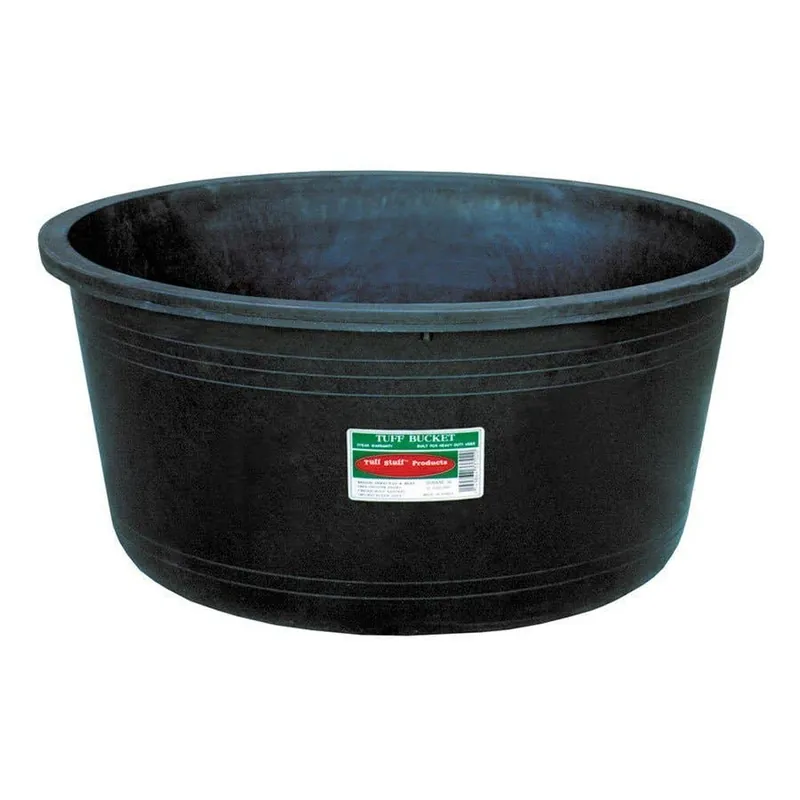 Tuff Stuff Heavy Duty Round Tub - Black