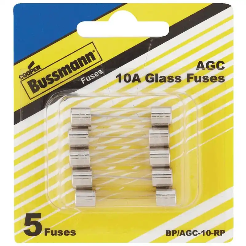 Bussmann Glass Tube Automotive Fuse - 5 pk