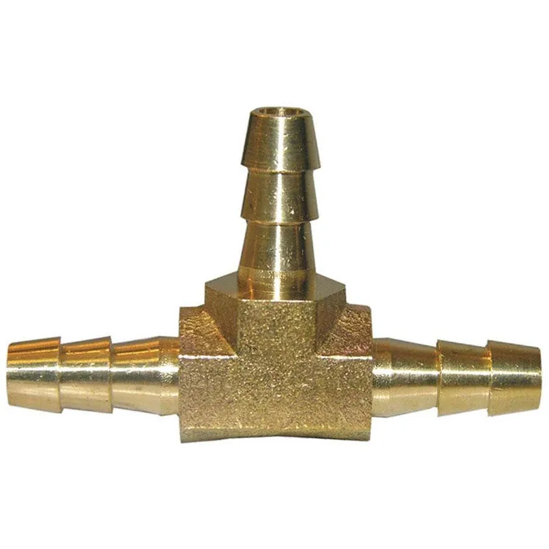 Lasco Brass Hose Barb Tee
