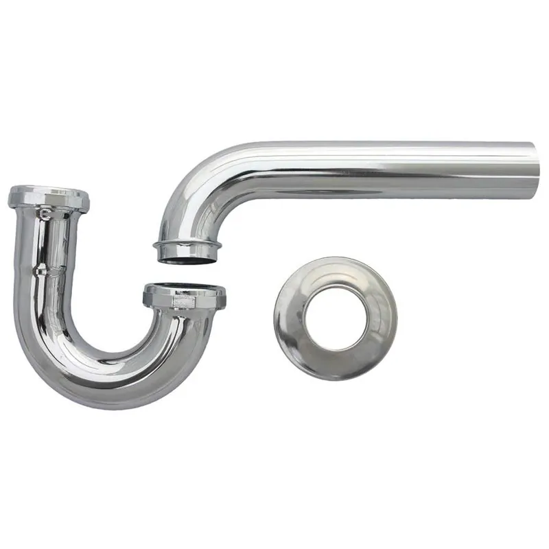 Lasco Brass Wall Drain P-Trap