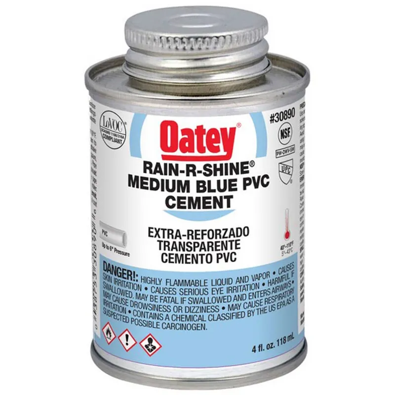 Oatey PVC Rain-R-Shine Cement - Blue