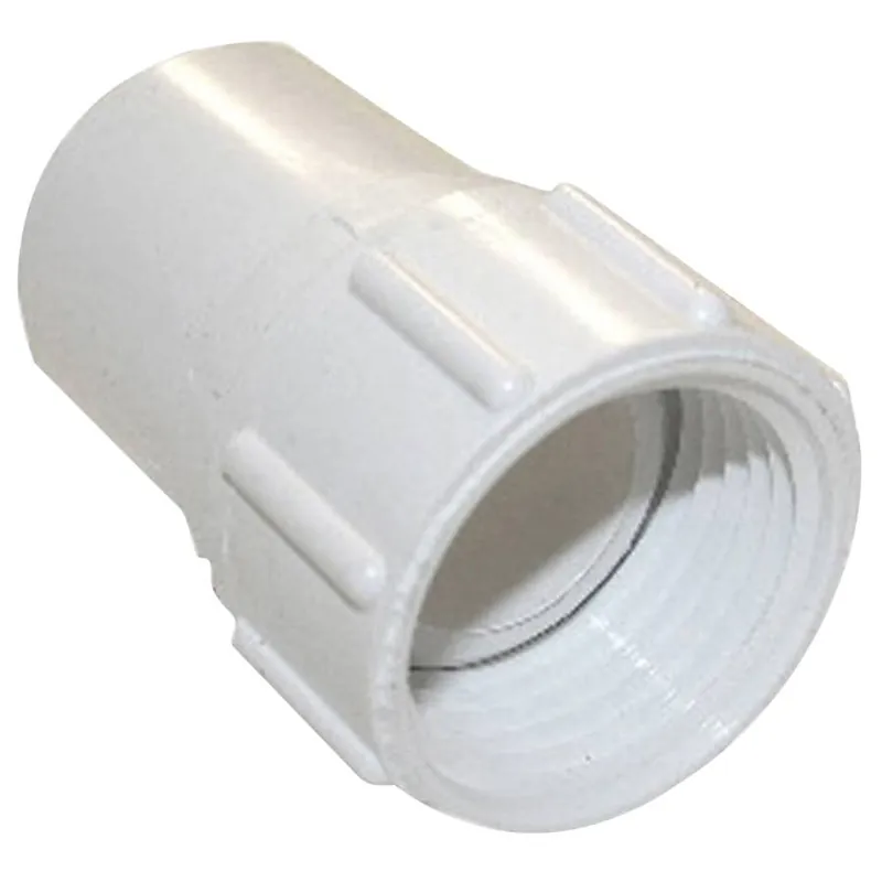 Lasco Female Hose and PVC Hose Adapter - White