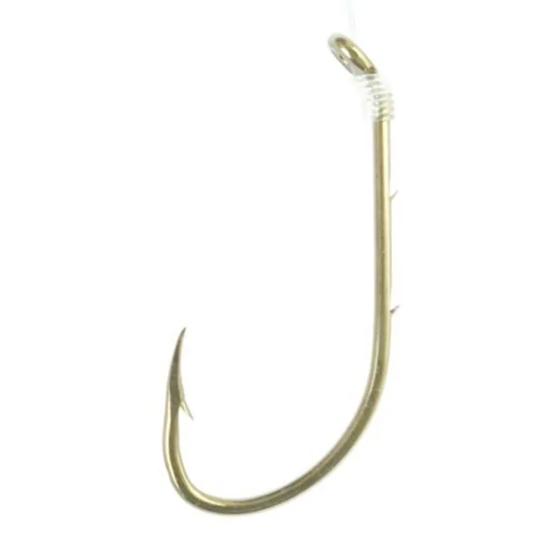 Eagle Claw Snelled Bronze Lazer Sharp Baitholder Hooks