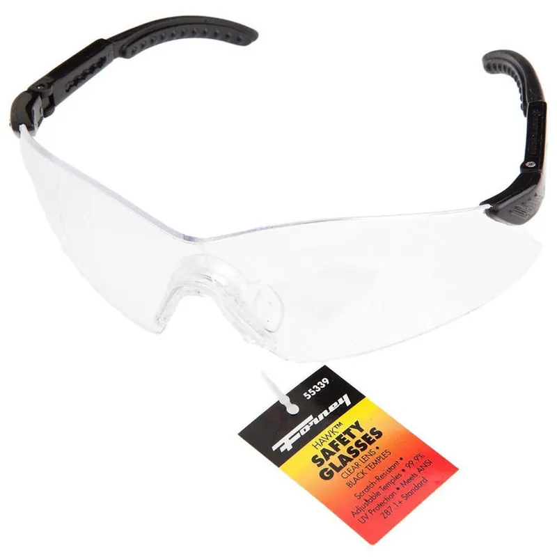 Forney Squared Lens Safety Glasses
