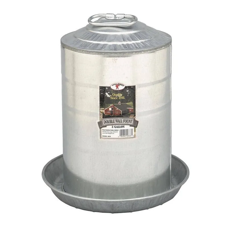 Little Giant Galvanized Double Wall Fountain North 40 Outfitters