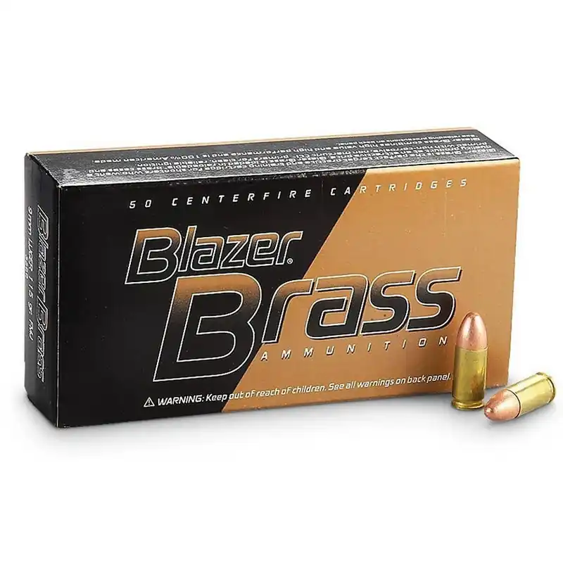 CCI Blazer® Brass FMJ Handgun Ammunition