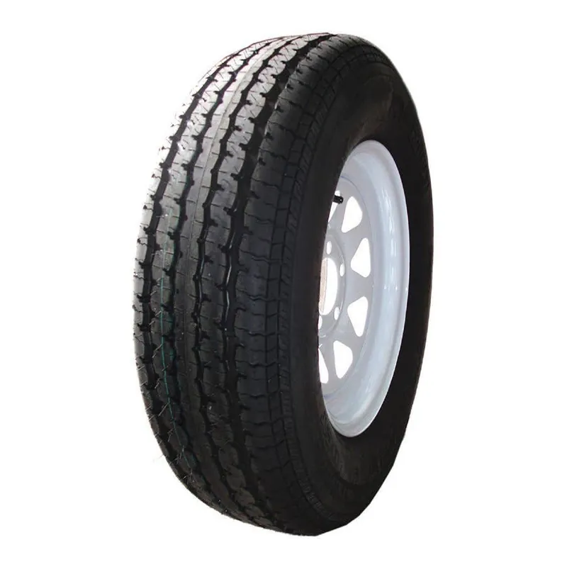 HI-RUN Trailer Tire & White Wheel Assembly