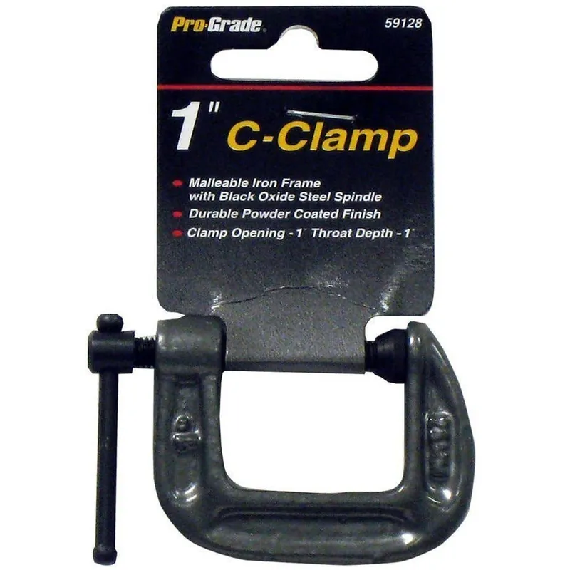 Pro-Grade 1"" X 1"" C-clamp
