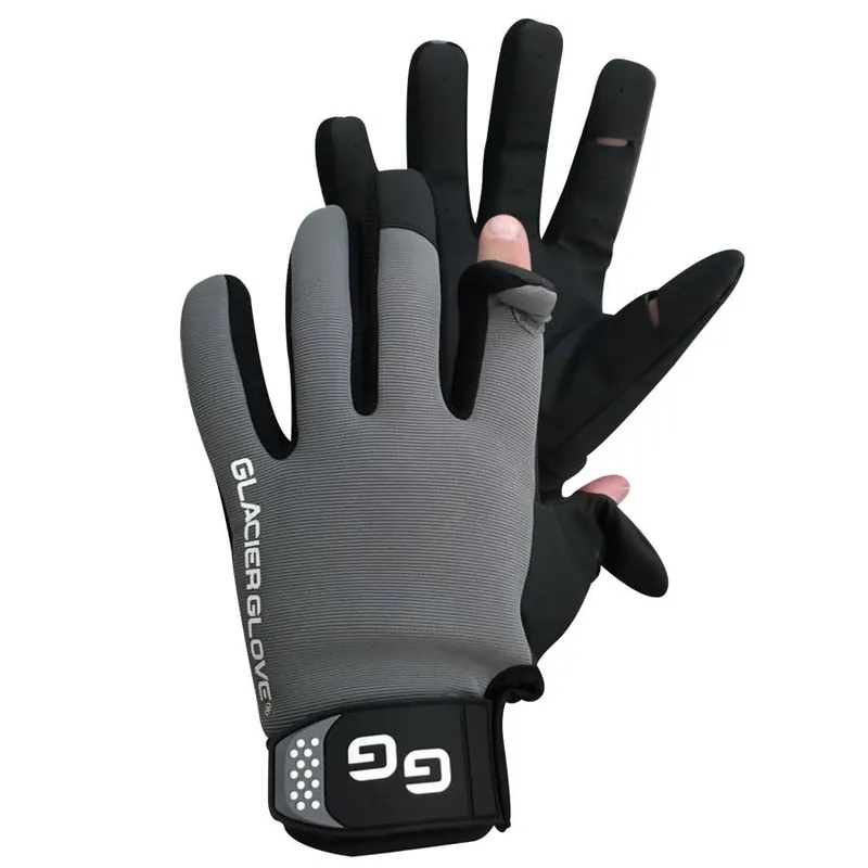 Glacier Glove Lightweight Pro Angler Gloves - Black