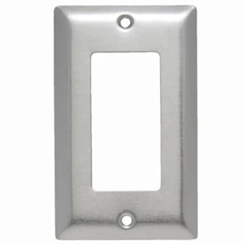 Pass & Seymour Decorator Openings Stainless Steel Plate