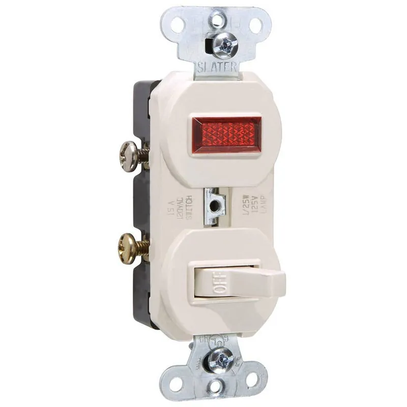 Pass & Seymour Single Pole Combination Switch and Pilot Light
