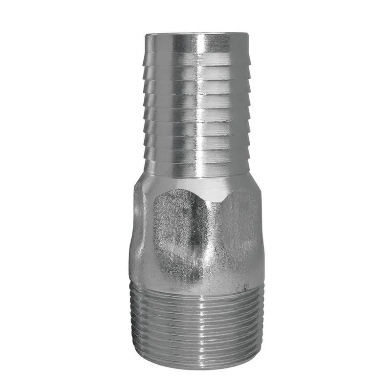 Green Leaf Steel Plated Combination Nipple