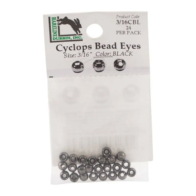 Hareline Cyclops Bead Eyes