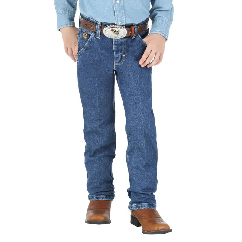 Wrangler Boy‘s George Strait Original Cowboy Cut Jeans - Heavy Stone Denim