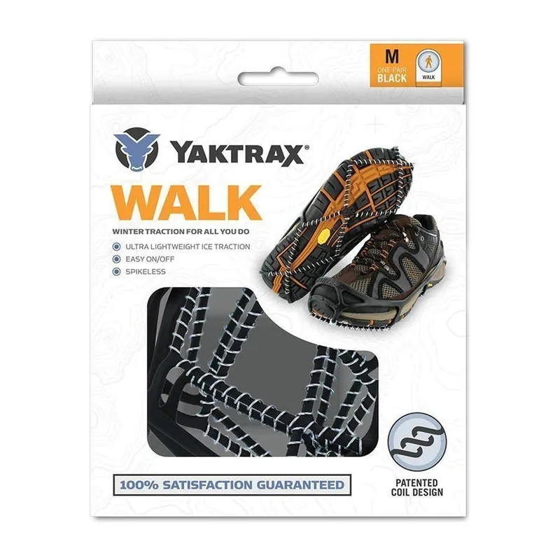 Yaktrax Walk Shoe Traction - Black