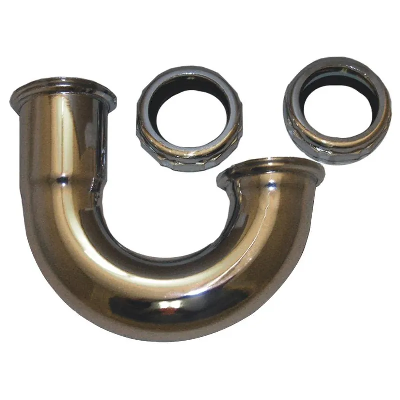 Lasco Brass Wall Drain J-Bend