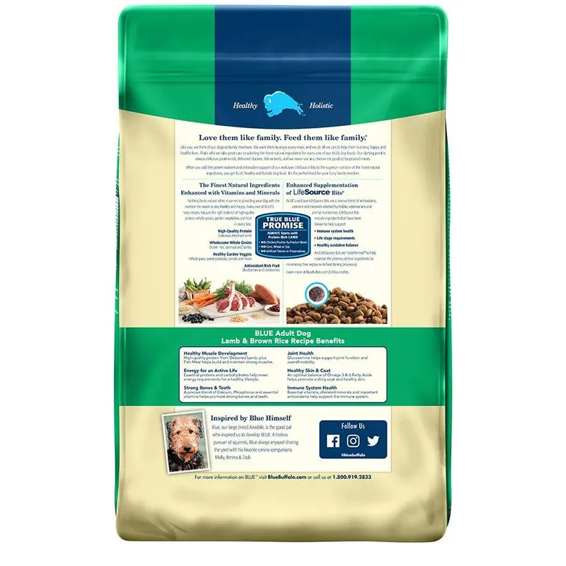 Blue Buffalo Life Protection Formula Adult Dog Food - Lamb & Brown Rice