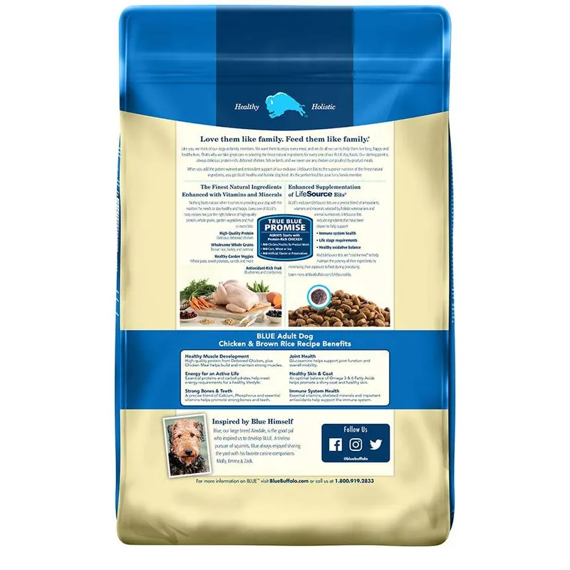 Blue Buffalo Life Protection Adult Dog Food - Chicken & Brown Rice North 40 Outfitters