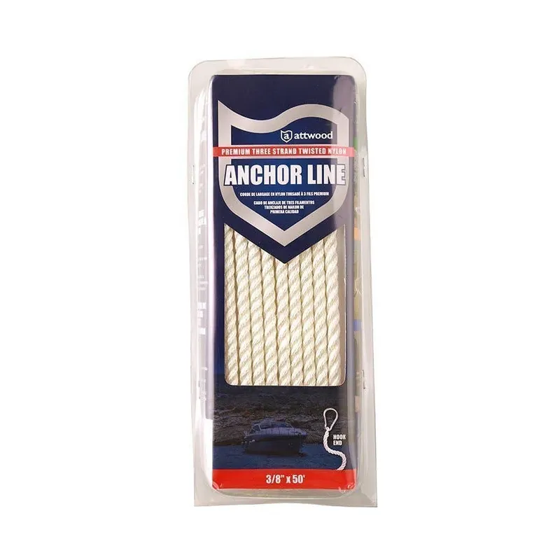Attwood 3/8"" Premium Twisted Nylon Anchor Line