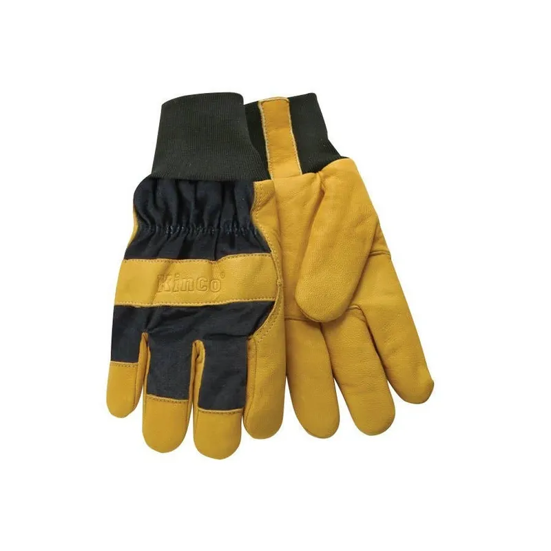 Kinco Lined Grain Deerskin Leather Palm Gloves