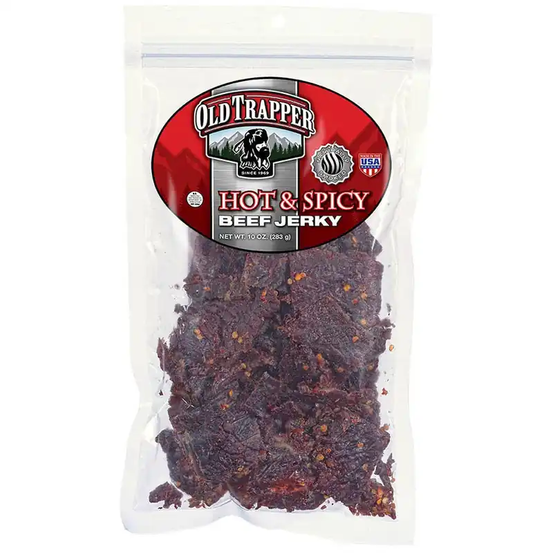 Old Trapper Hot & Spicy Beef Jerky