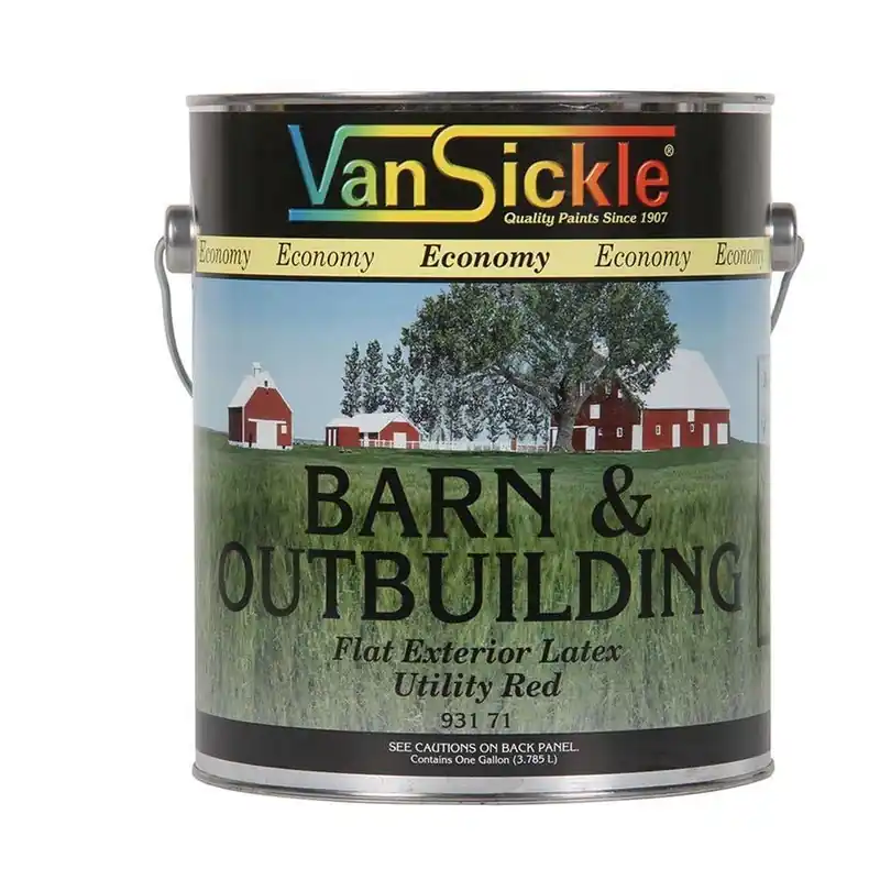Van Sickle Economy Flat Exterior Latex Barn and Outbuilding Paint