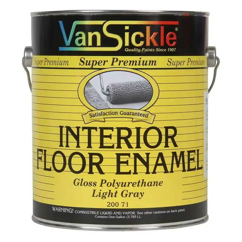 Van Sickle Gloss Polyurethane Floor Enamel Paint - 1 Gal.