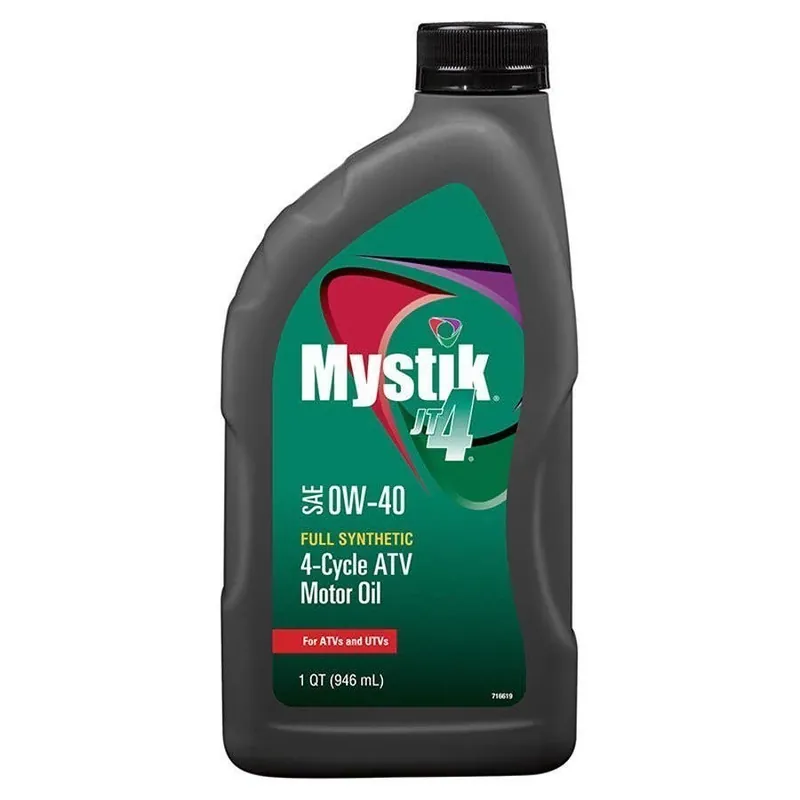 Mystik® JT-4 Synthetic 4-Cycle All-Terrain Vehicle Motor Oil SAE 0W-40