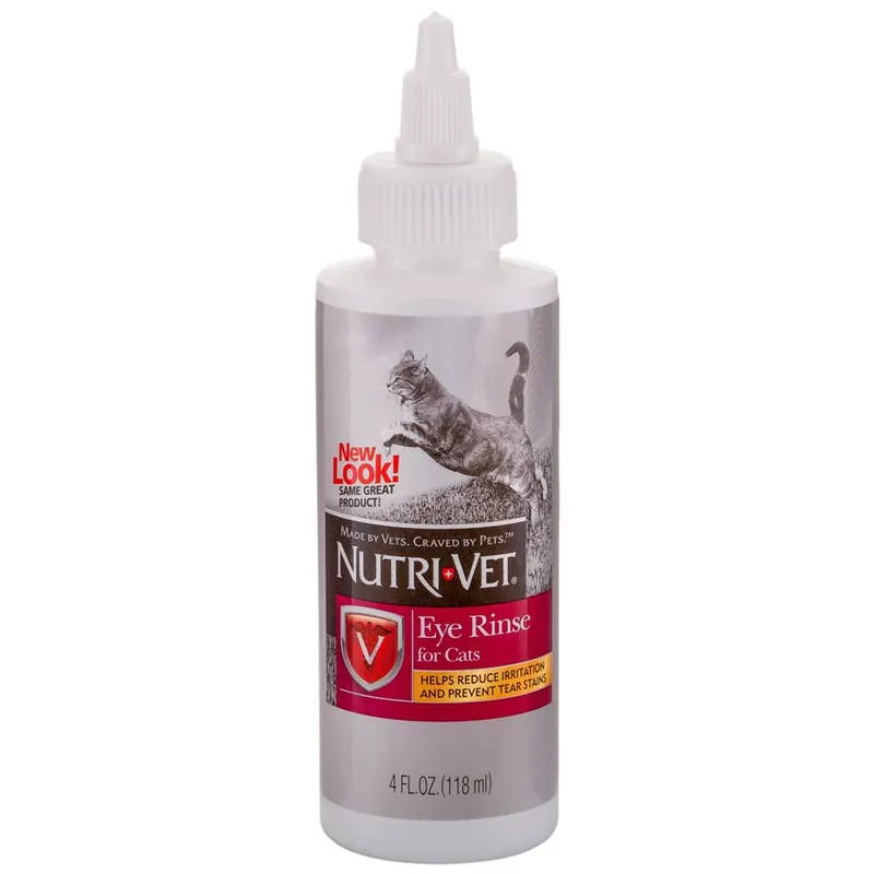 Nutri-Vet Eye Rinse Liquid for Cat - 4 oz
