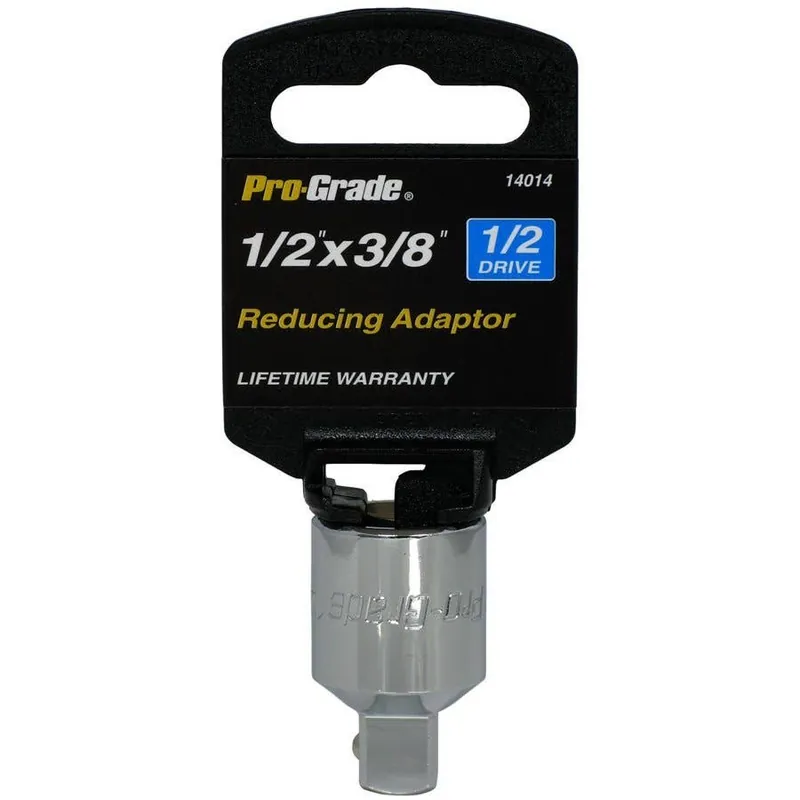 Pro-Grade 1/2"" Drive 1/2"" (F) X 3/8"" (M) Reducing Adaptor