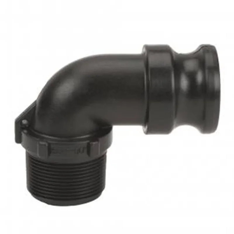 Banjo Polypropylene 90 Degree Male Adapter