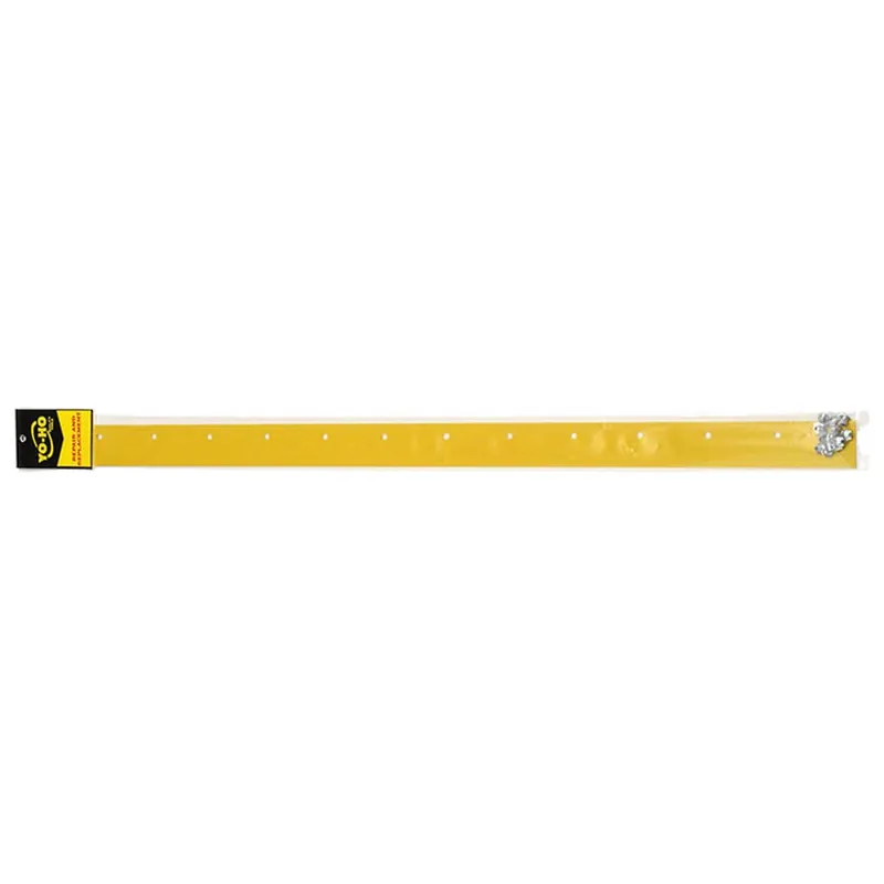 YO-HO Quality Tools Wear Strip with Rivets - Yellow