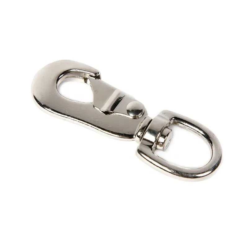 Koch Industries 830m Cap Snap, Swivel Round Eye, Zinc Plated, 1" Eye Size