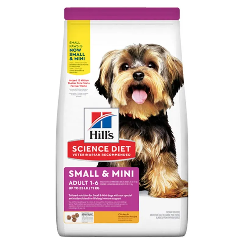 Hill‘s Science Diet Adult Small & Toy Breed Chicken Meal & Rice Recipe Dry Dog Food