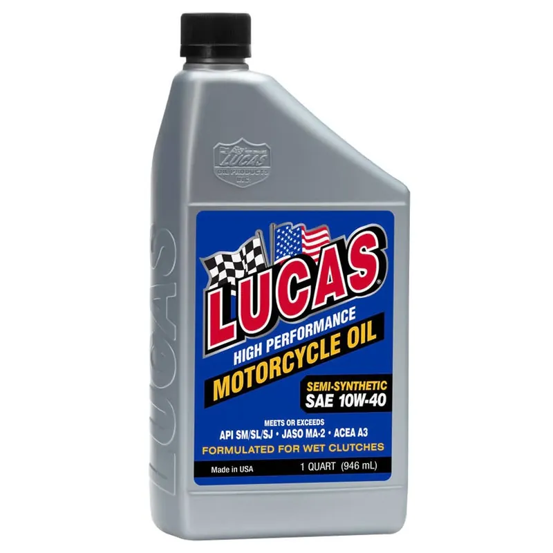 Lucas Oil High Performance Motorcycle Oil