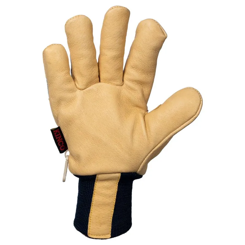 Kinco Heatkeep Grain Pigskin Leather Work Glove w/ Knit Wrist North 40 Outfitters