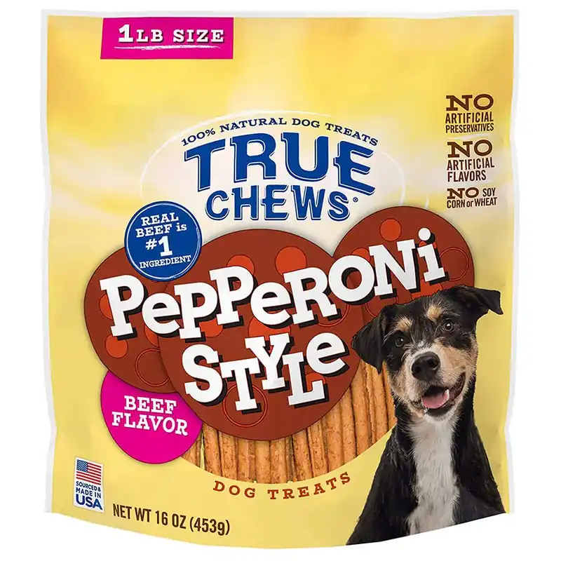 True Chews Pepperoni Style Beef Flavor Dog Treats