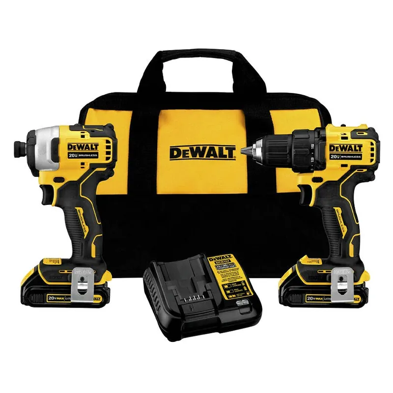 DeWalt Atomic 20V MAX Brushless Cordless 2-Tool Combo Kit