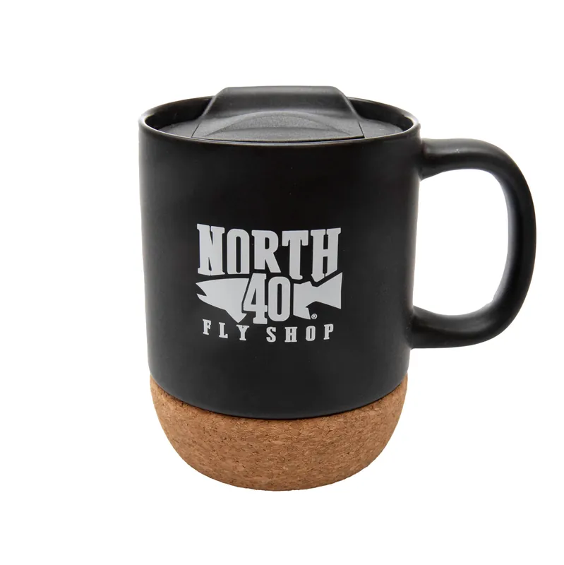 North 40 Fly Shop Cork Ceramic Mug - 12oz
