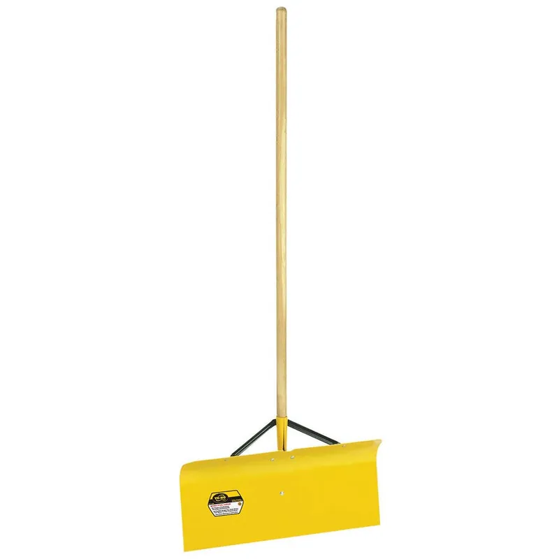 YO-HO Quality Tools Spring Steel Snow Pusher with Brace
