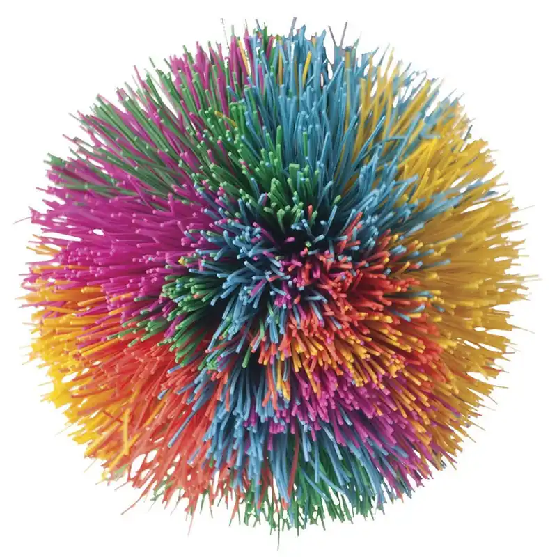Toy Smith Rainbow Pom Ball