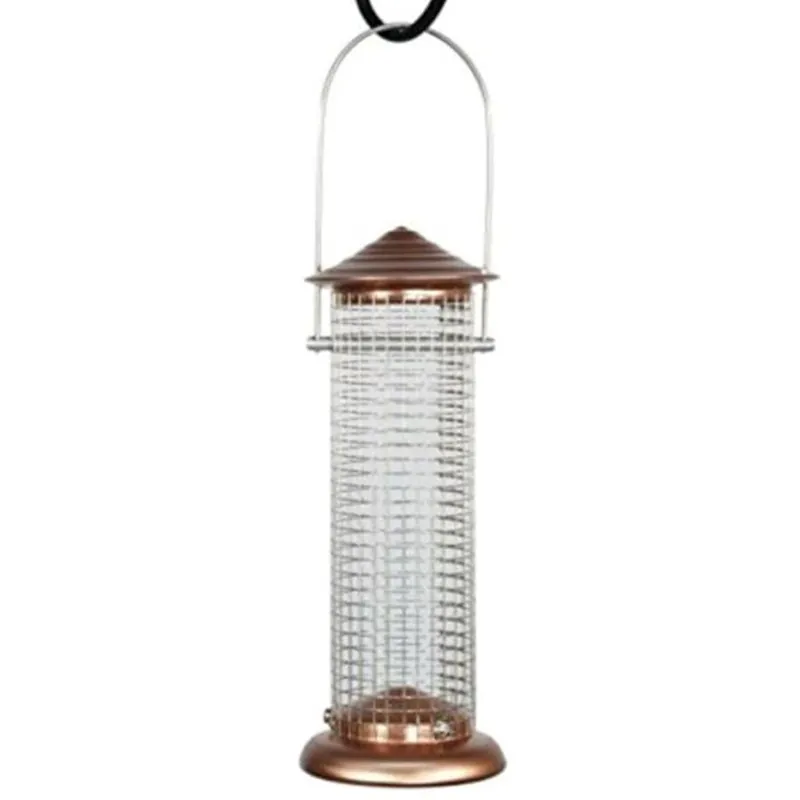 Woodlink Brushed Copper Mini Sunflower Screen Feeder