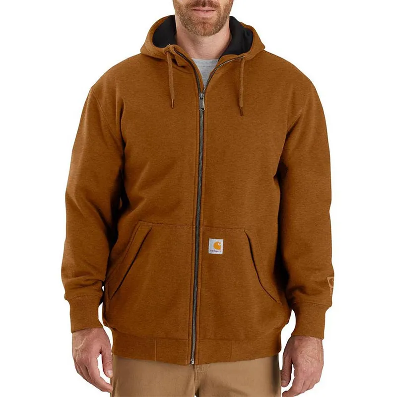 Carhartt Men‘s Rain defender Midweight Thermal Lined Full-Zip Hooded Sweatshirt