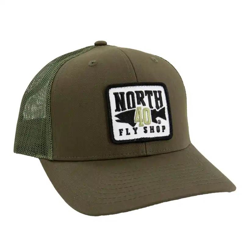 North 40 Fly Shop Patch Logo Men’s Hat - Loden