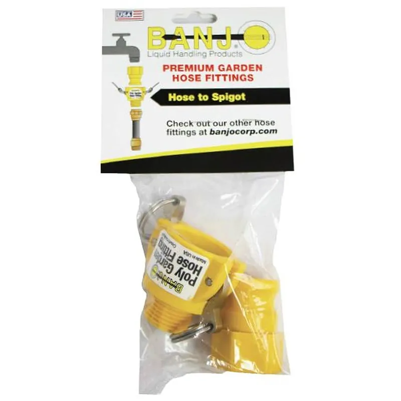 Banjo Premium Garden Hose to Spigot Fittings Kit