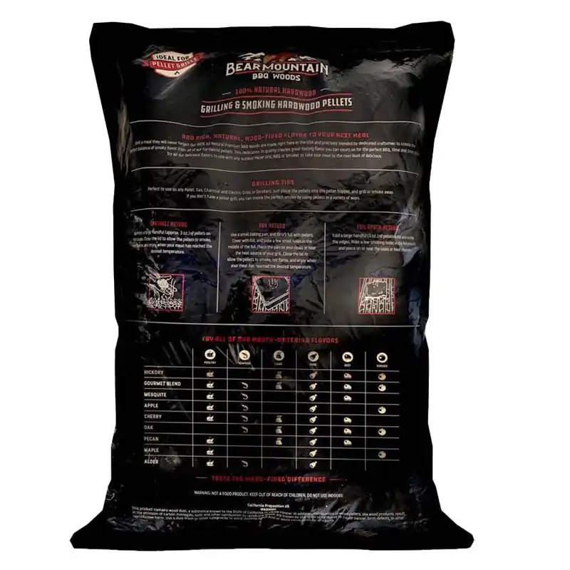 Bear Mountain BBQ All-Natural Hardwood Gourmet Blend Smoker Pellets - 40 lb